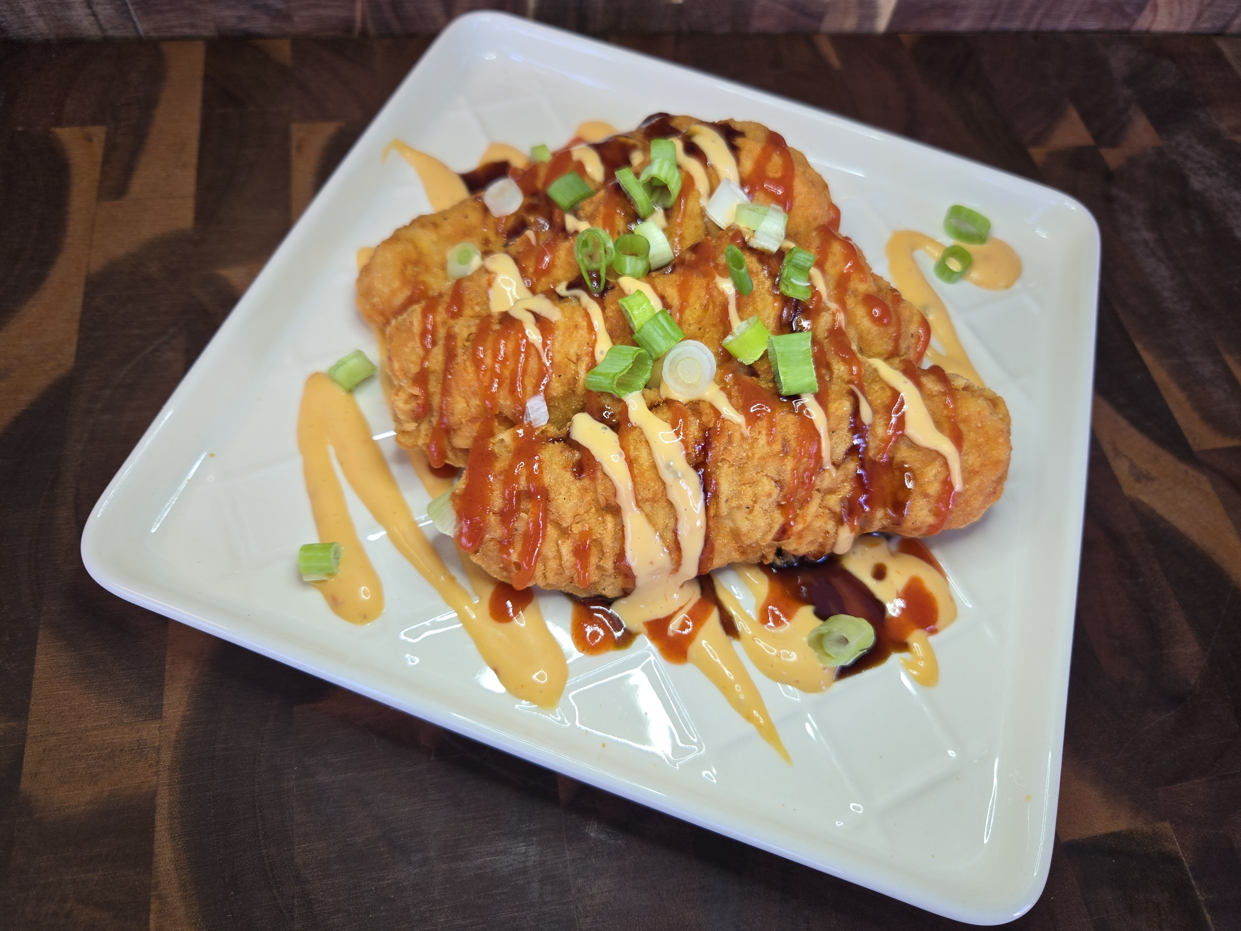 Fried Chicken Tender Three Sauces