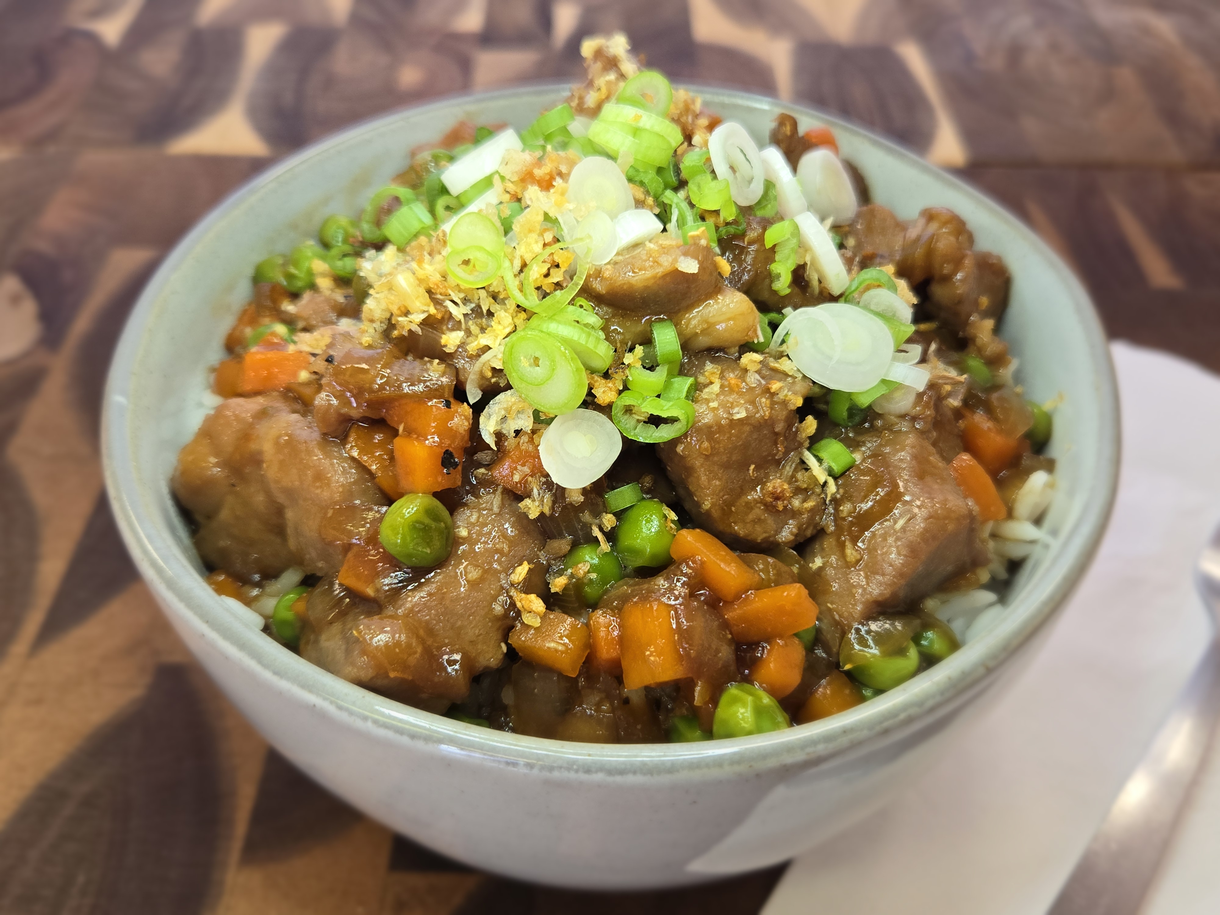 Slow-Cooked Pork Don